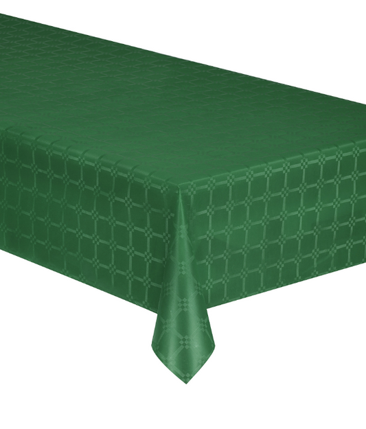 Nappe en rouleau papier damassé vert foncé 6 m