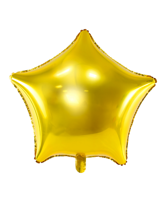 Ballon aluminium étoile dorée 45 cm