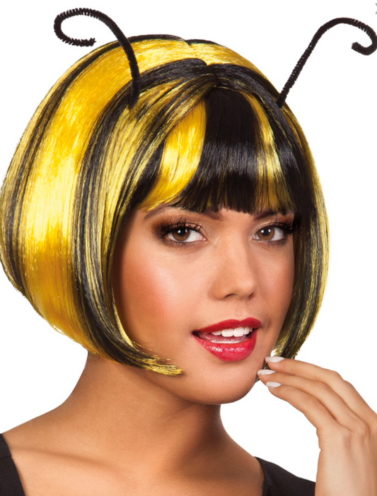 Perruque courte abeille femme