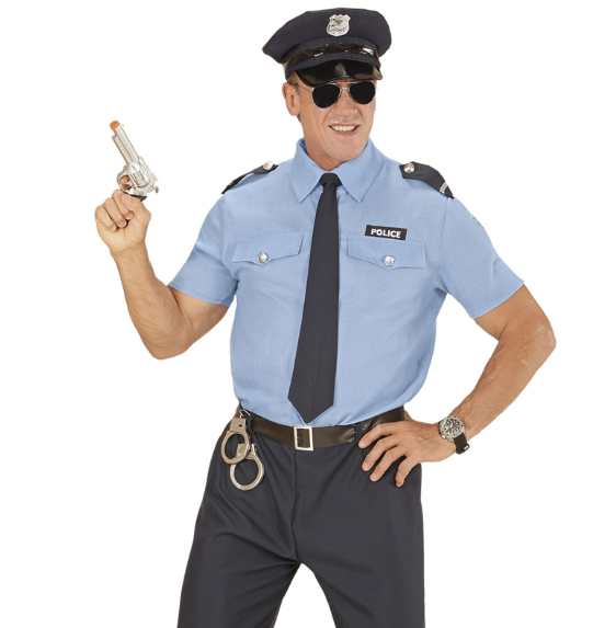 Déguisement policier bleu grande taille adulte