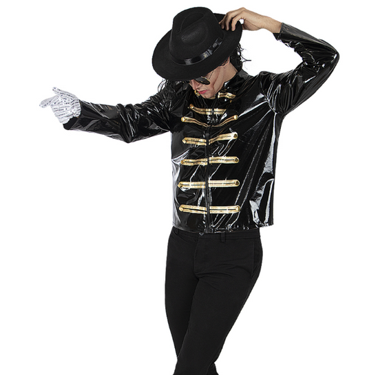 Veste noire Michael Jackson™ adulte