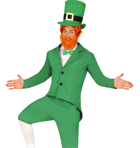 Déguisement leprechaun vert homme