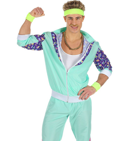 Déguisement survêtement années 80 homme