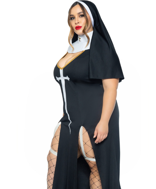 Déguisement nonne sexy grande taille femme