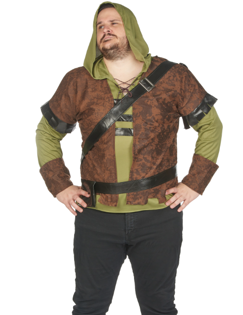 Déguisement voleur des bois grande taille homme