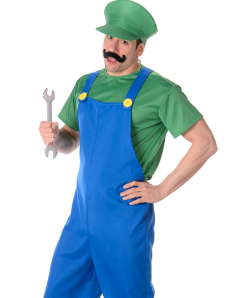 Déguisement plombier vert homme