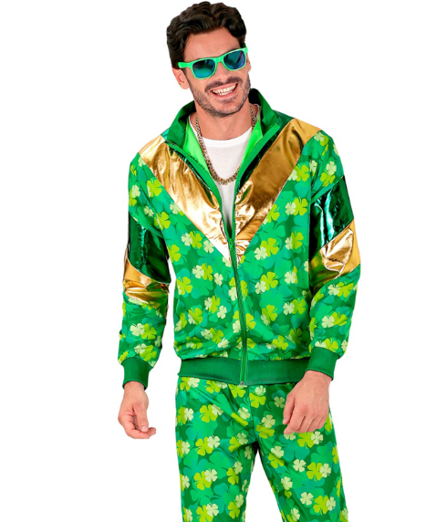 Survêtement à trèfles Saint Patrick grande taille adulte