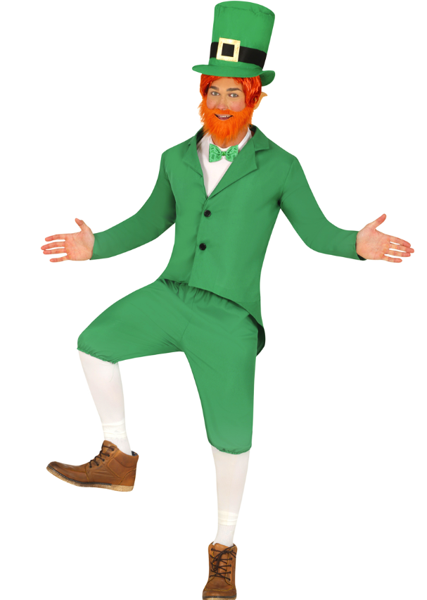 Déguisement leprechaun vert homme