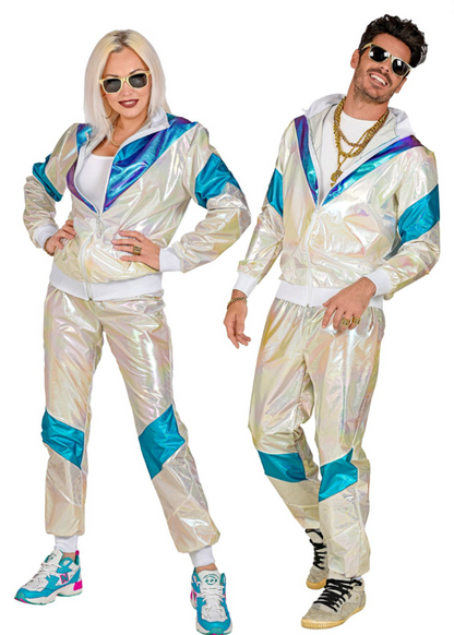 Déguisement survêtement holographique adulte