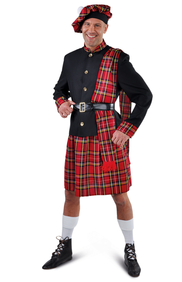 Déguisement homme écossais