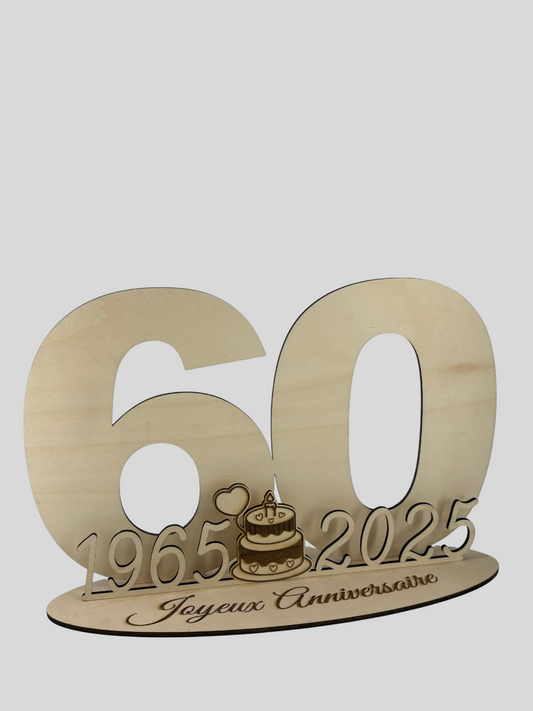 Cadeau anniversaire 60 ANS