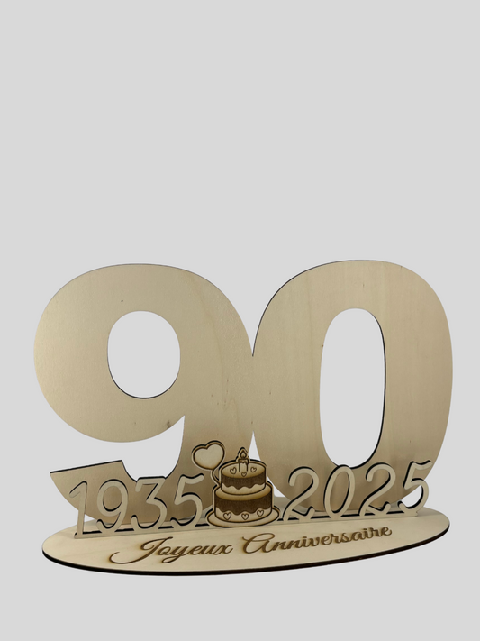 Cadeau anniversaire 90 ANS