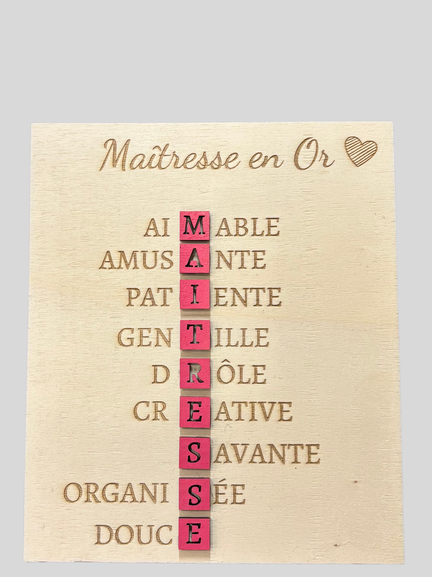 Cadeaux pour Maîtres/ Maîtresses