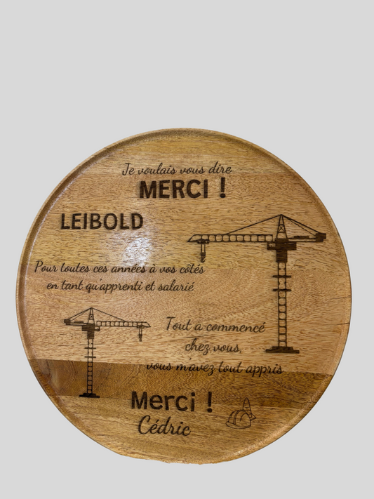 Planche d'apéro personnalisable