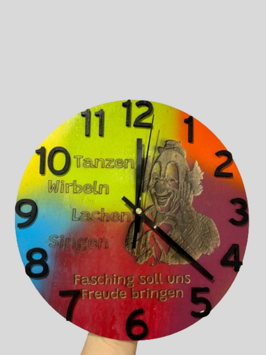 Horloge de Carnaval personnalisée