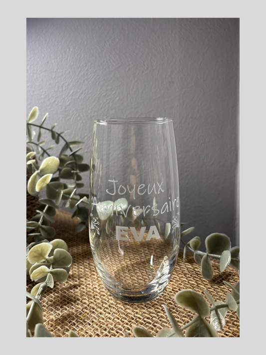 Verre a boisson gravure personnalisable